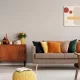 Living Room Interior Design With Retro Touch